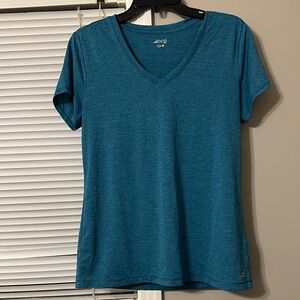 Women’s Teal Blue Drifit Short Sleeve